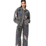 'NYTHERA' EMBELLISHED DENIM JACKET - Kanika Goyal Label