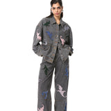 'NYTHERA' EMBELLISHED DENIM JACKET - Kanika Goyal Label