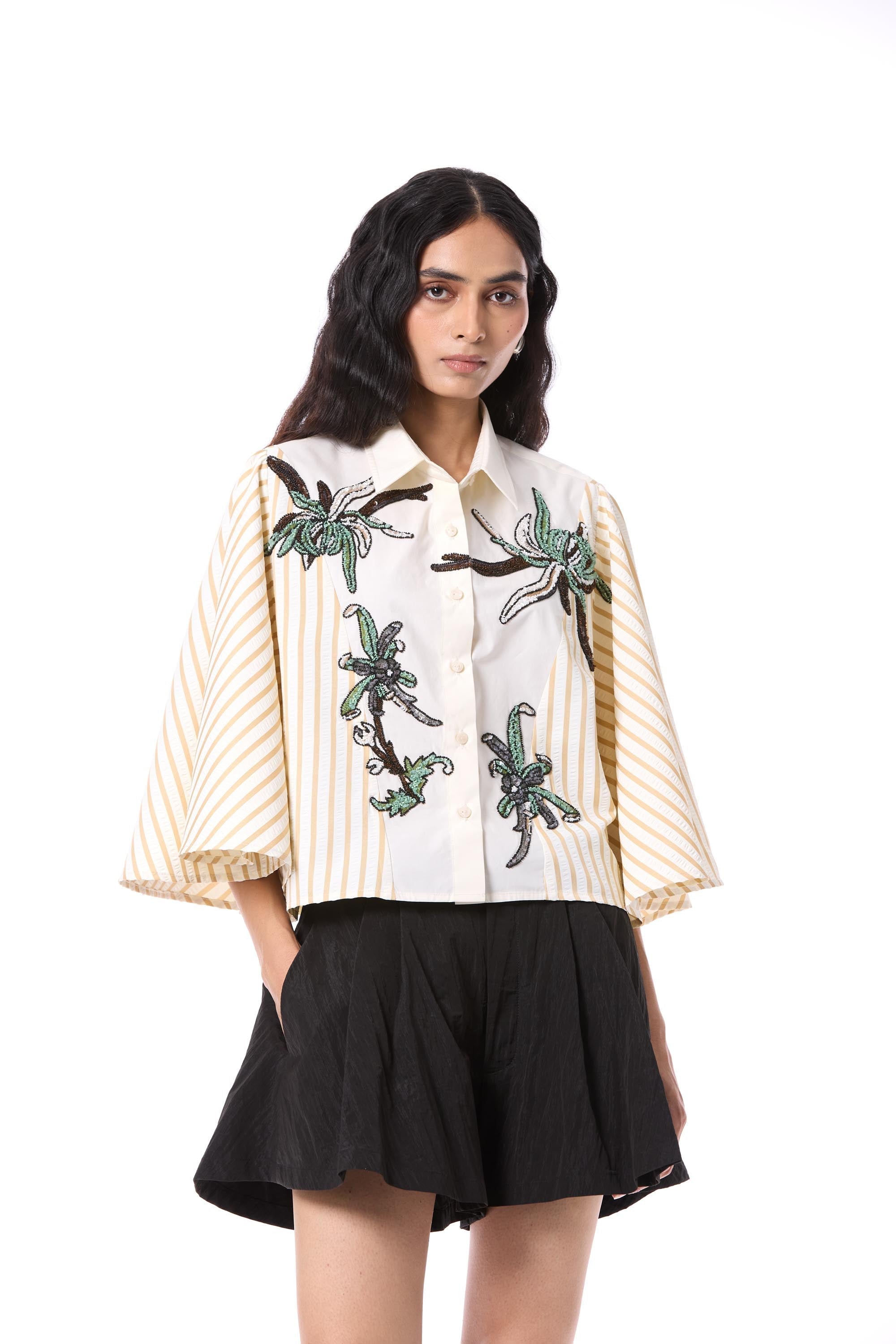 OPAL THORN' EMBELLISHED SHIRT - Kanika Goyal Label