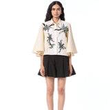 OPAL THORN' EMBELLISHED SHIRT - Kanika Goyal Label