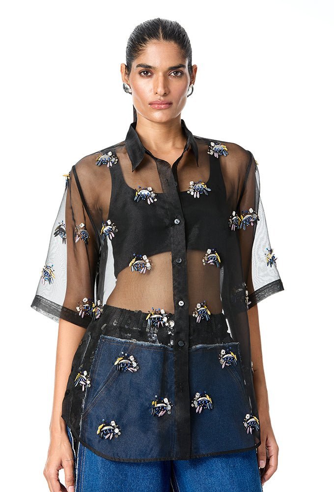 ORIN Embellished Shirt - Kanika Goyal Label