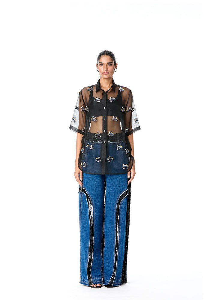 ORIN' Embellished Shirt - Kanika Goyal Label
