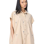 ORLISSE' EMBELLISHED SHIRT DRESS - Kanika Goyal Label