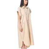 ORLISSE' EMBELLISHED SHIRT DRESS - Kanika Goyal Label