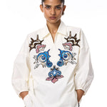 'ORNARA' EMBELLISHED SHIRT - Kanika Goyal Label