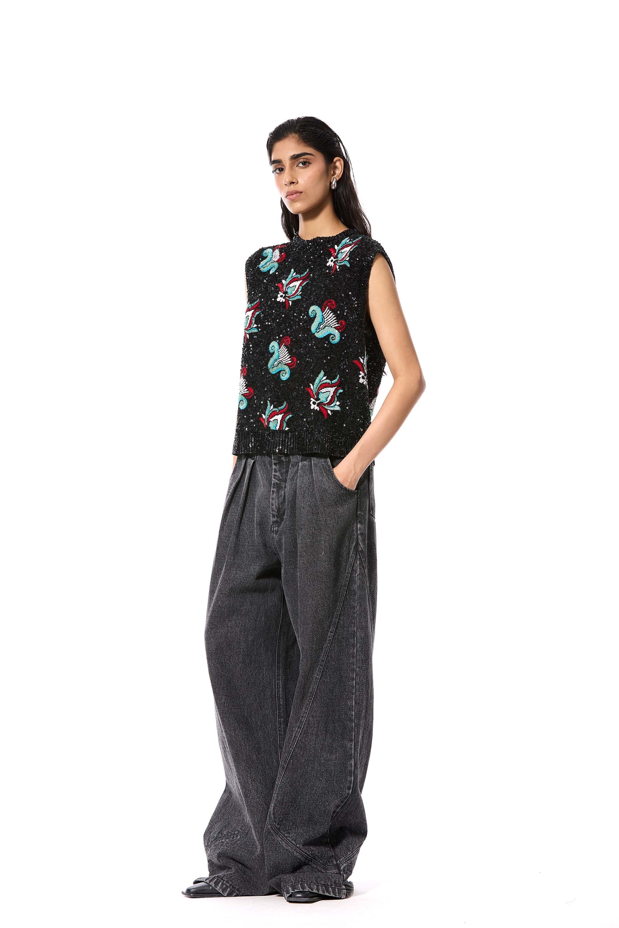 PALOMA' EMBELLISHED VEST - Kanika Goyal Label