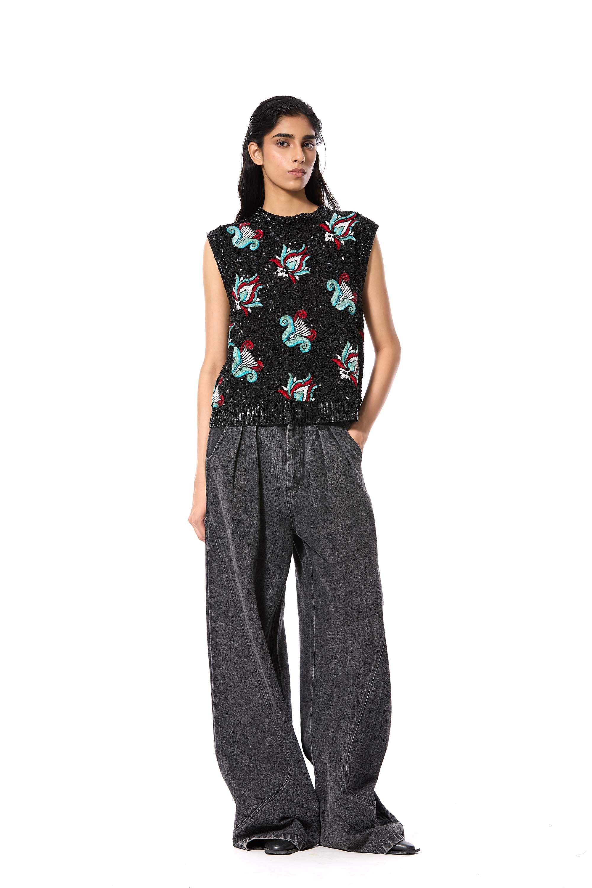 PALOMA' EMBELLISHED VEST - Kanika Goyal Label