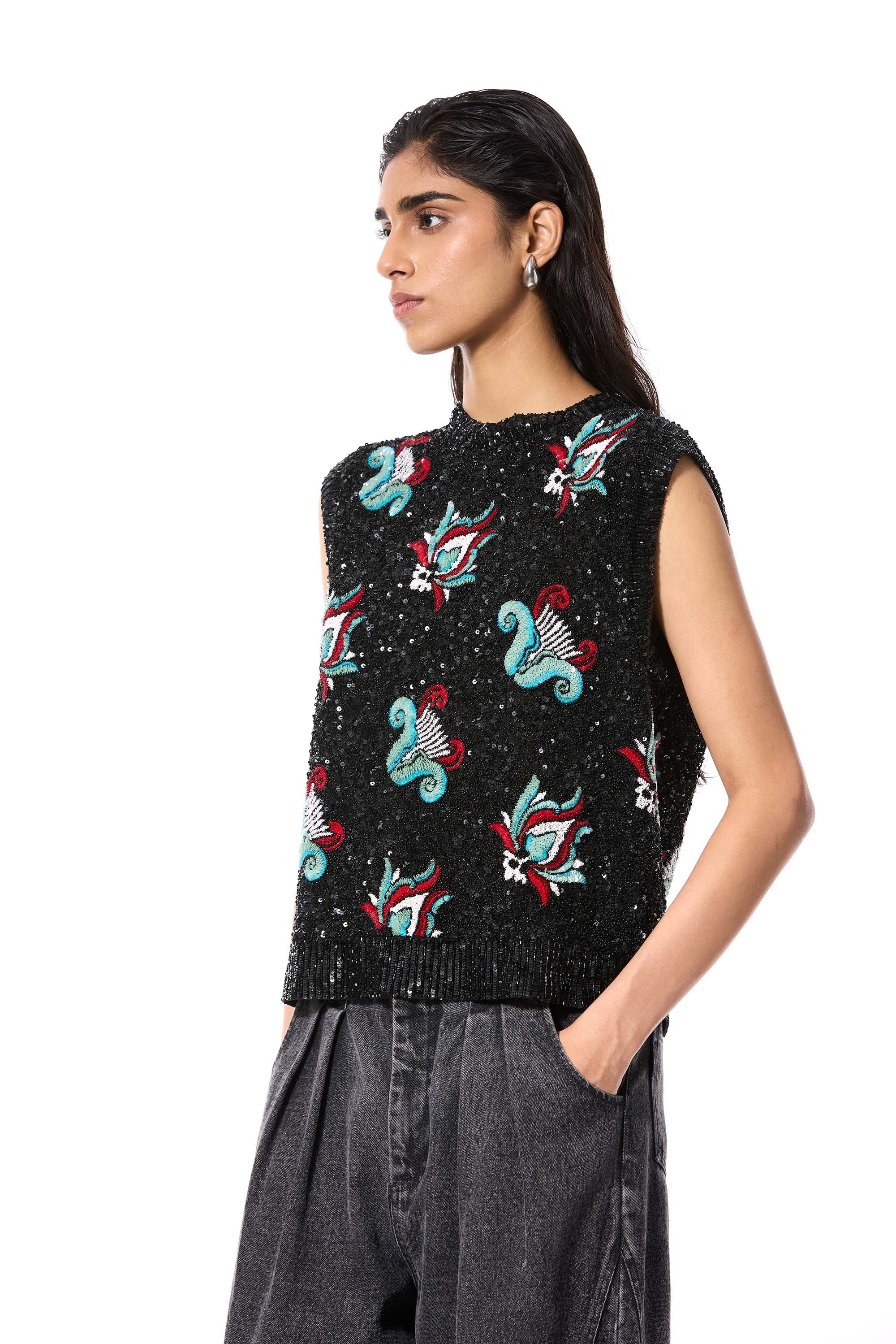 PALOMA' EMBELLISHED VEST - Kanika Goyal Label
