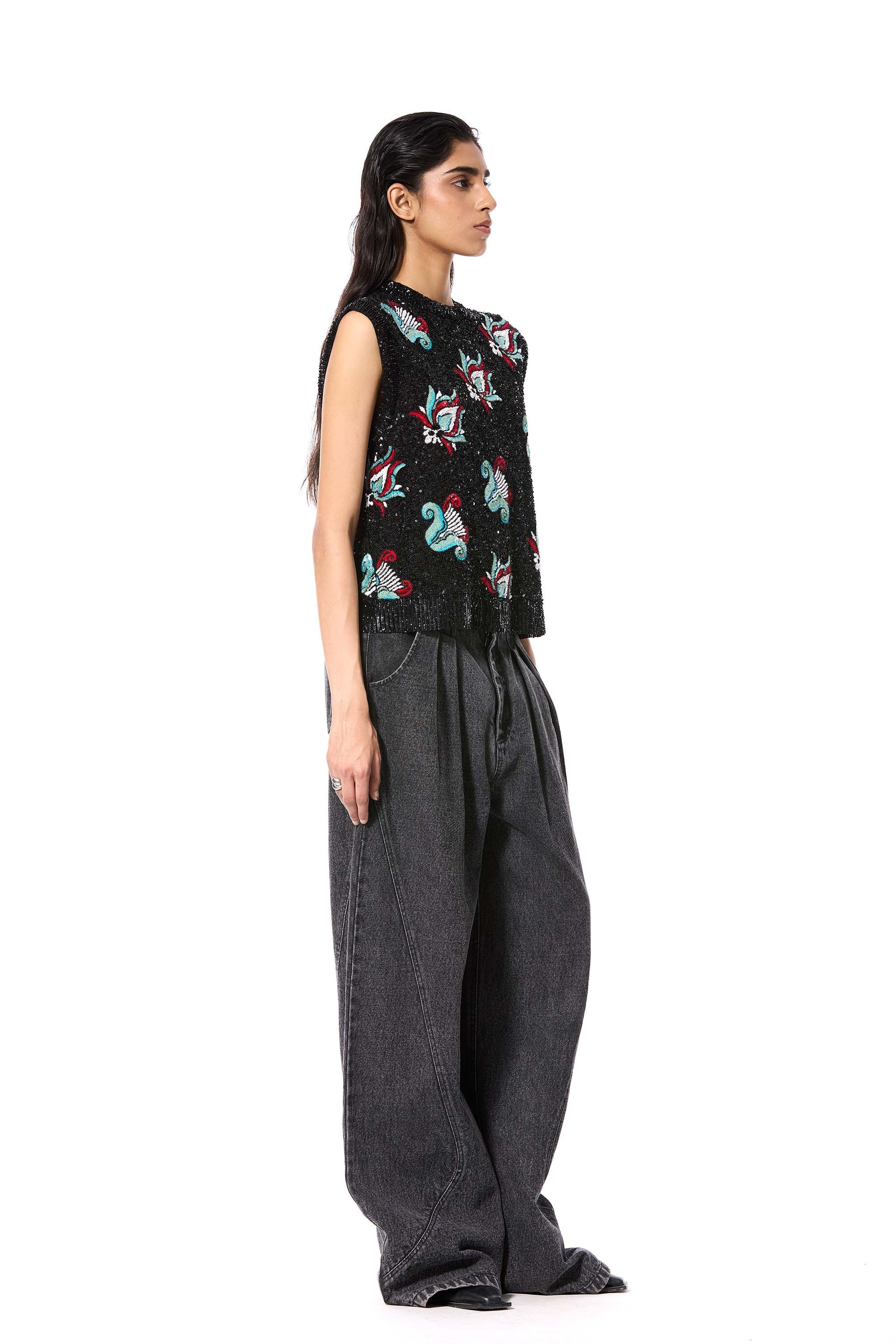PALOMA' EMBELLISHED VEST - Kanika Goyal Label