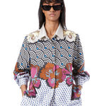 Peonies Retro' Co - ordinated Set - Kanika Goyal Label
