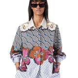 Peonies Retro' Co - ordinated Set - Kanika Goyal Label