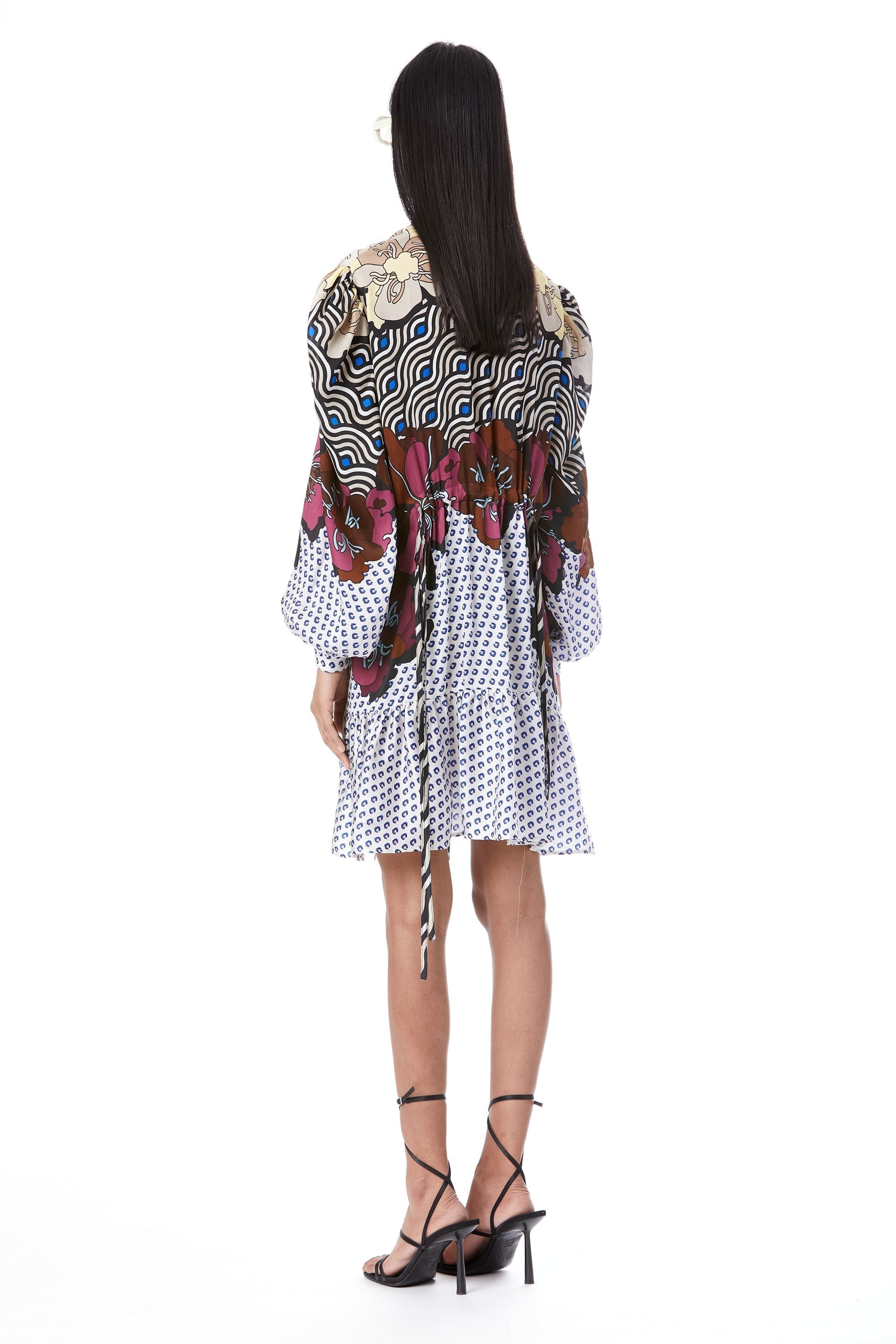 Peonies Retro' Print Dress - Kanika Goyal Label