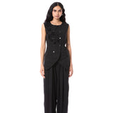 PETAL PUNK' EMBELLISHED VEST - Kanika Goyal Label