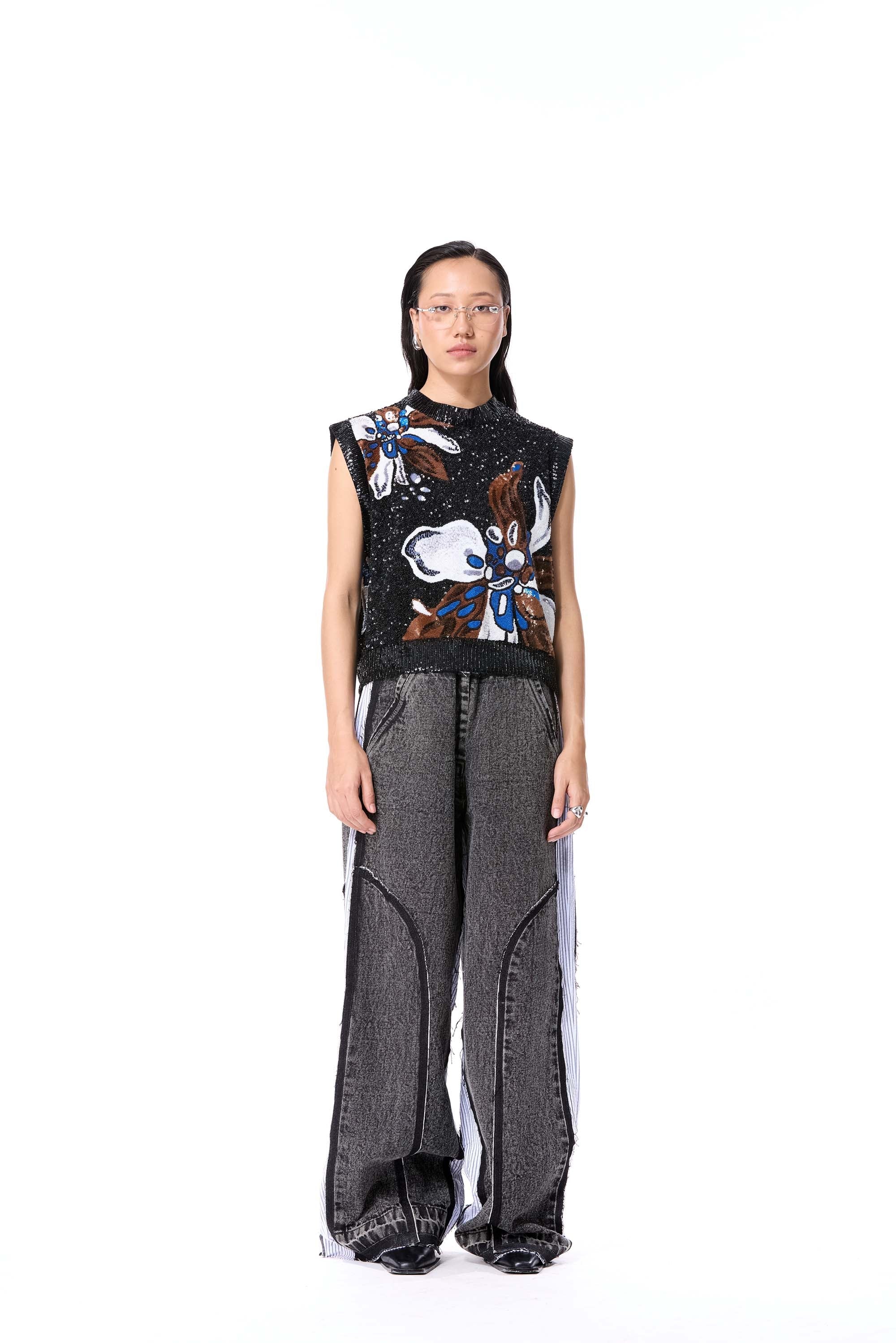 PORCELAIN EMBELLISHED TOP - Kanika Goyal Label