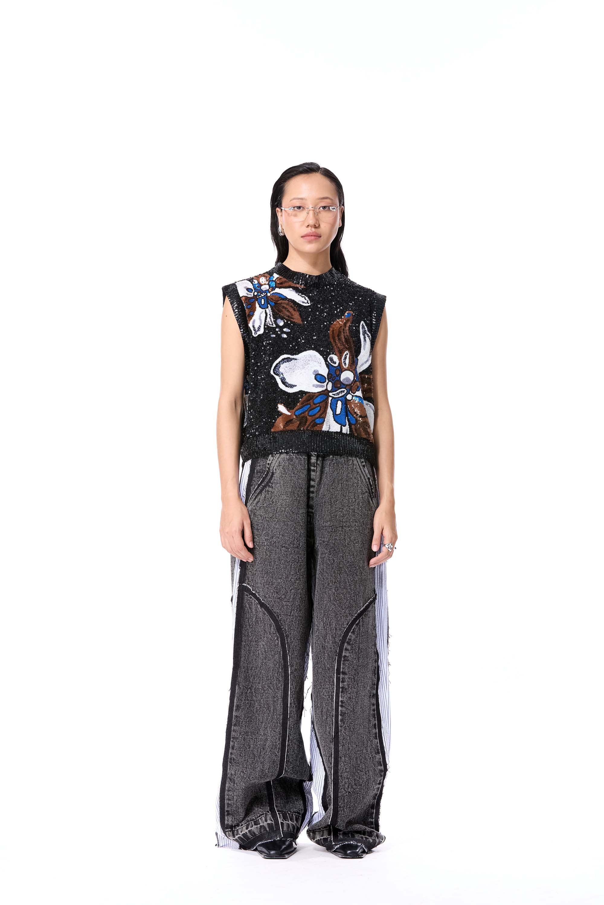 PORCELAIN EMBELLISHED TOP - Kanika Goyal Label