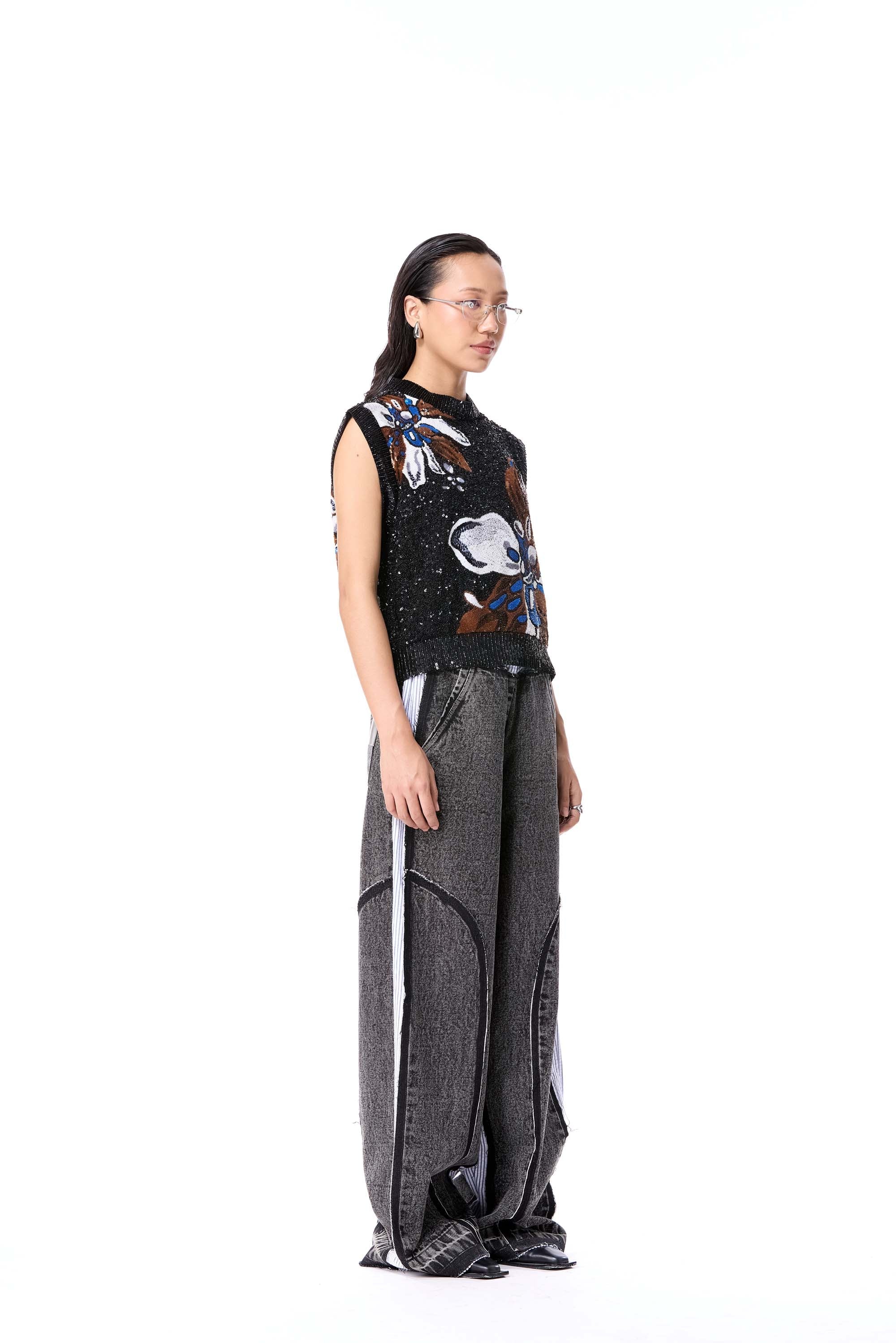 PORCELAIN EMBELLISHED TOP - Kanika Goyal Label