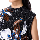 PORCELAIN EMBELLISHED TOP - Kanika Goyal Label