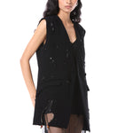 PORTIA' EMBELLISHED BLAZER - Kanika Goyal Label