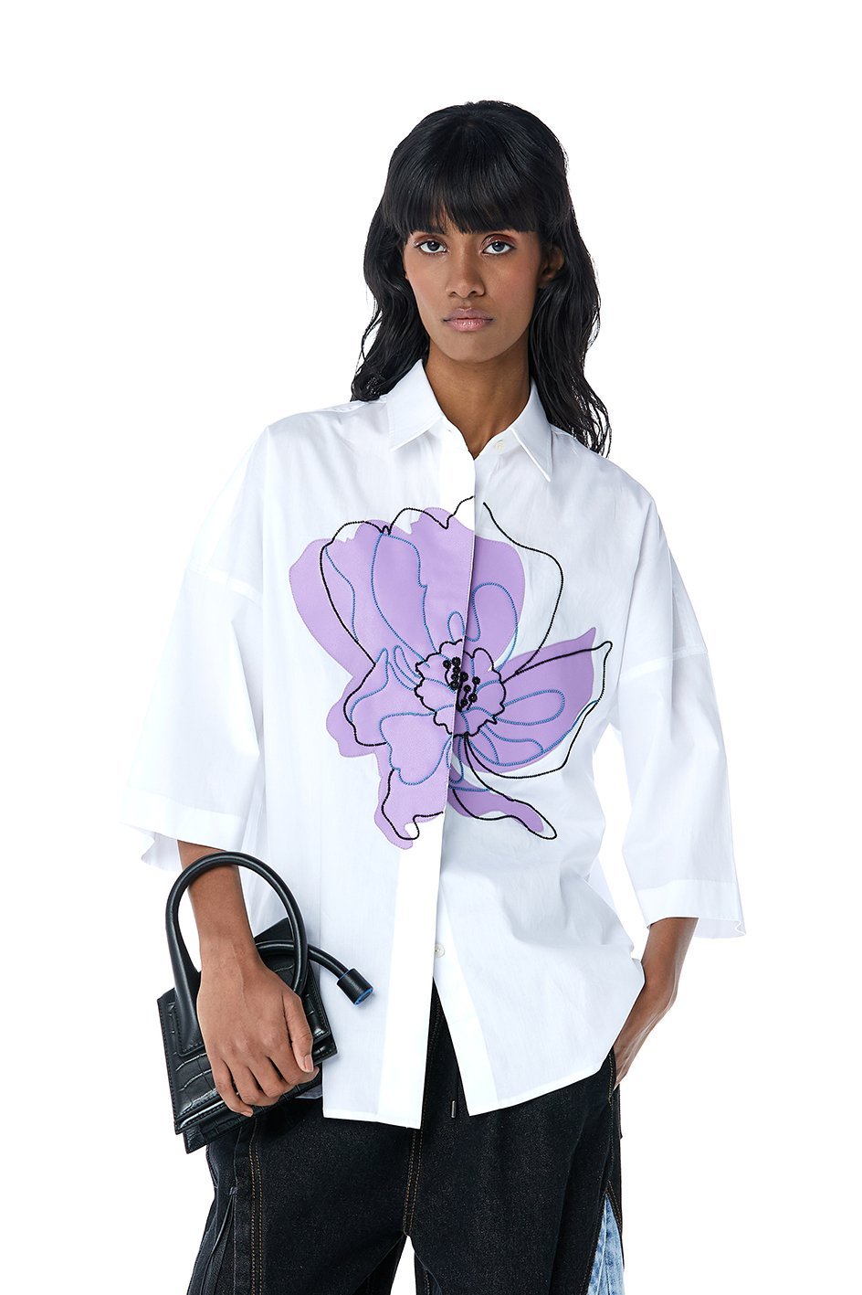POSY' Applique Shirt - Kanika Goyal Label