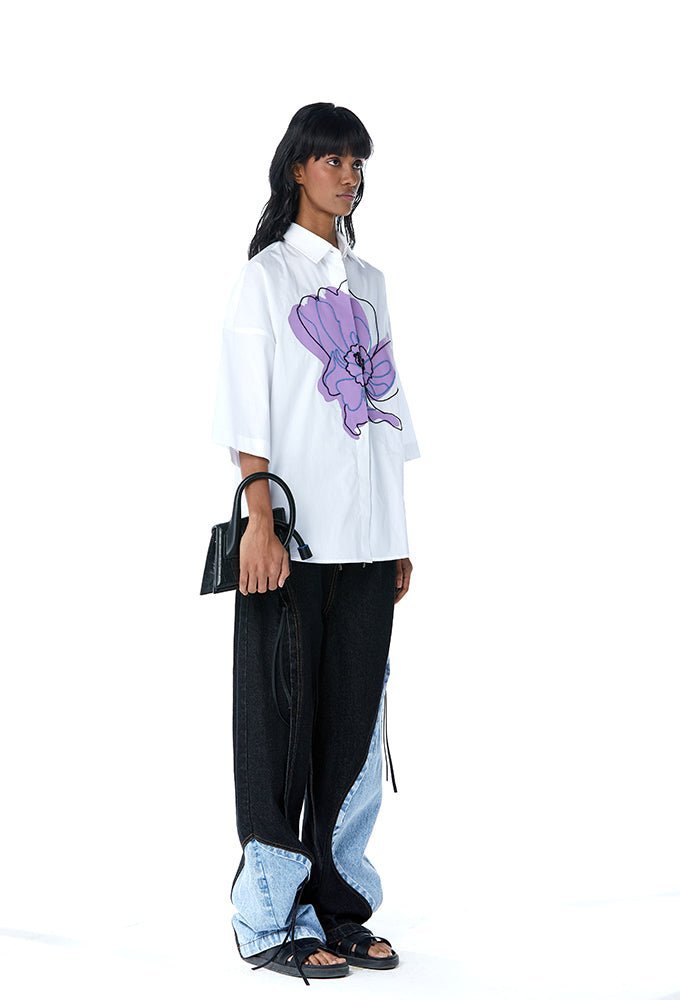 POSY' Applique Shirt - Kanika Goyal Label