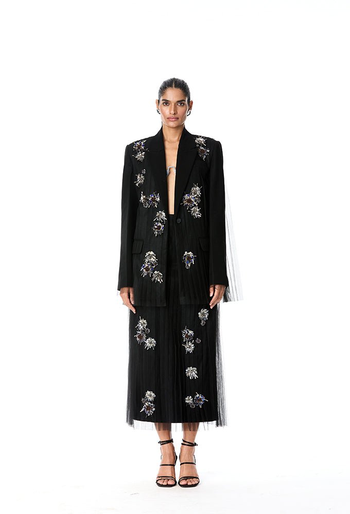 RAVELLE' Embellished Blazer - Kanika Goyal Label