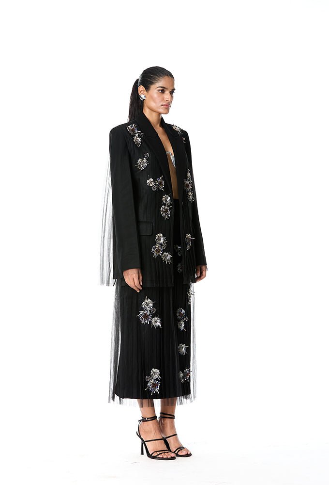 RAVELLE' Embellished Blazer - Kanika Goyal Label