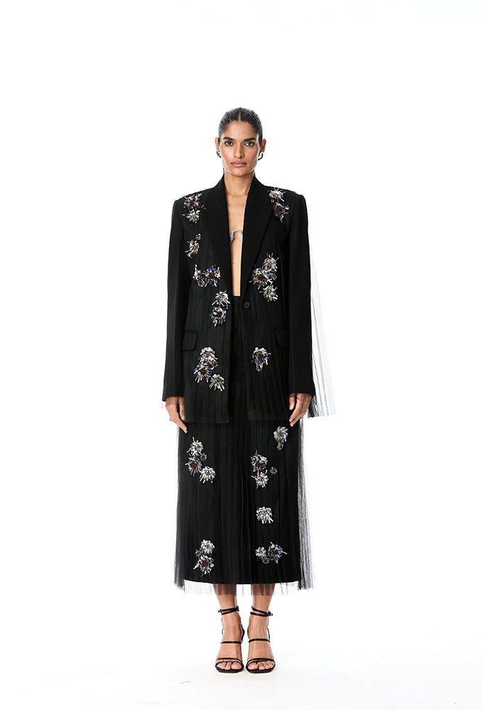 RAVELLE Embellished Blazer - Kanika Goyal Label