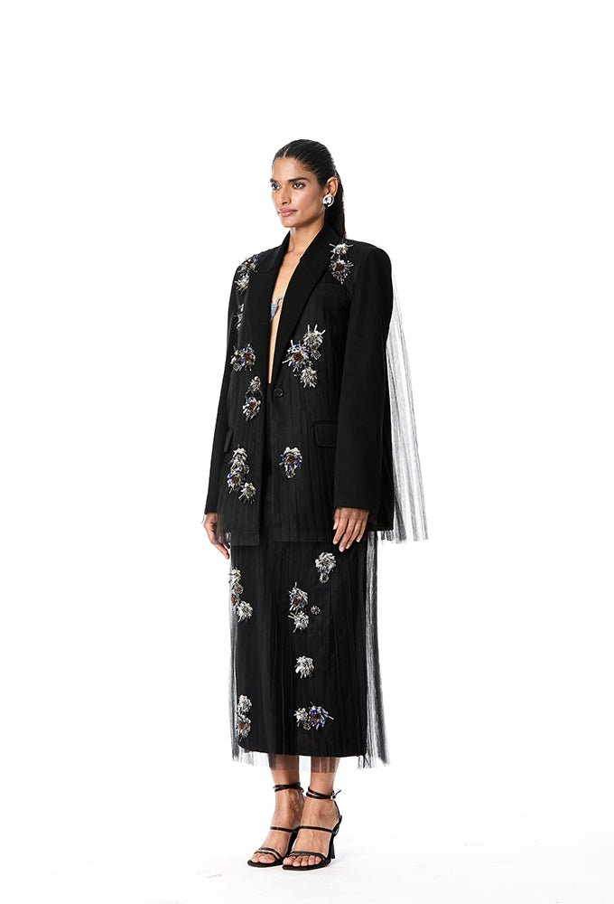 RAVELLE' Embellished Blazer - Kanika Goyal Label