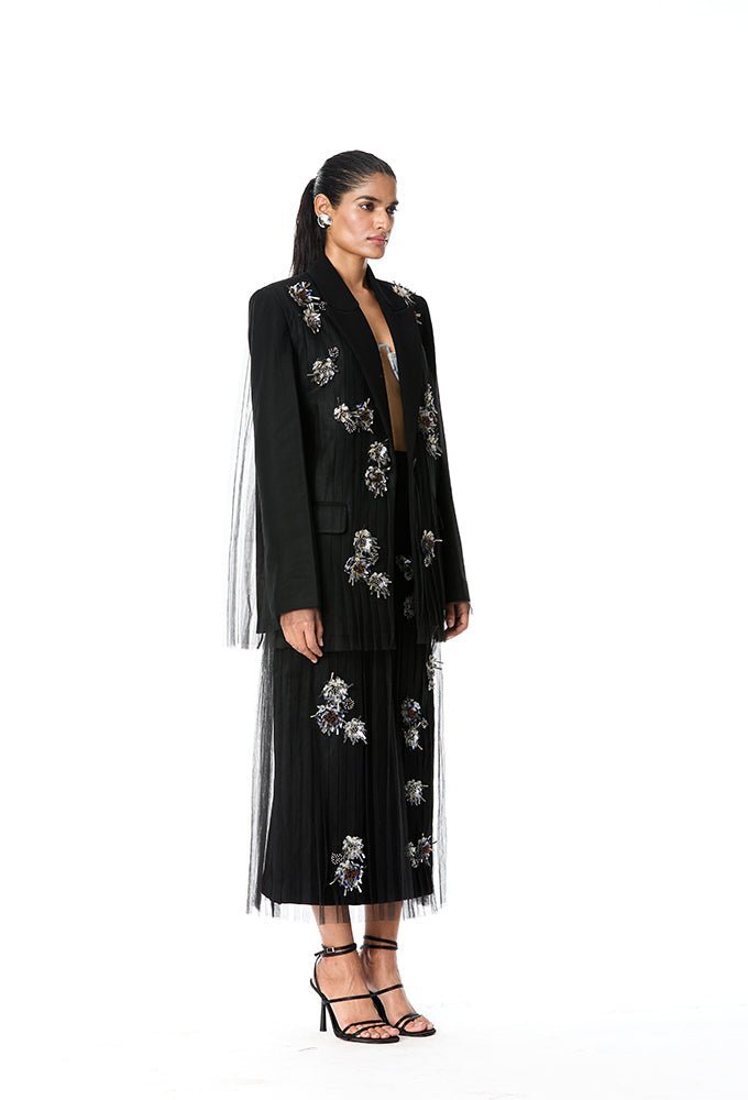 RAVELLE Embellished Blazer - Kanika Goyal Label