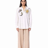 RAYNE' EMBELLISHED SHIRT - Kanika Goyal Label