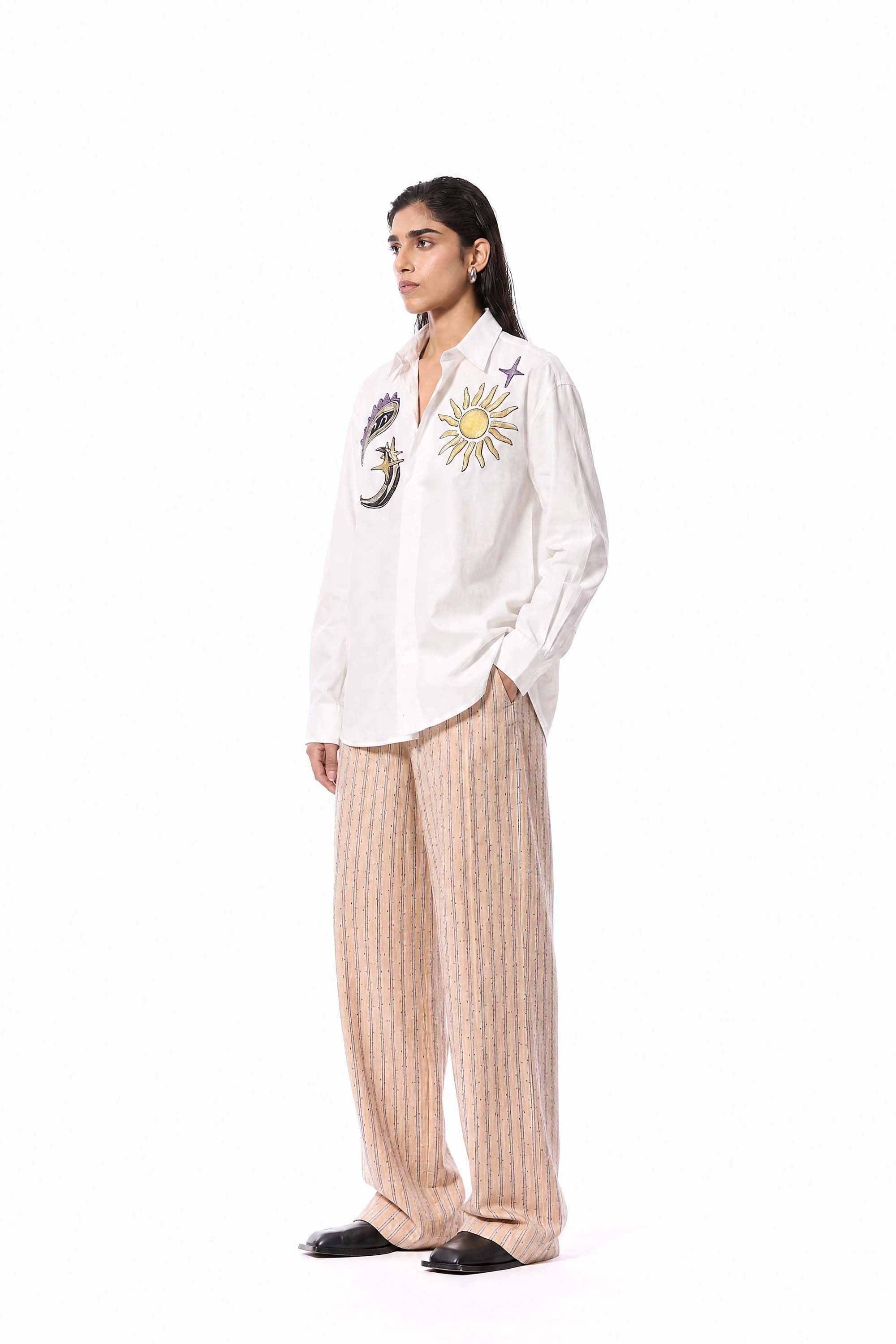 RAYNE' EMBELLISHED SHIRT - Kanika Goyal Label