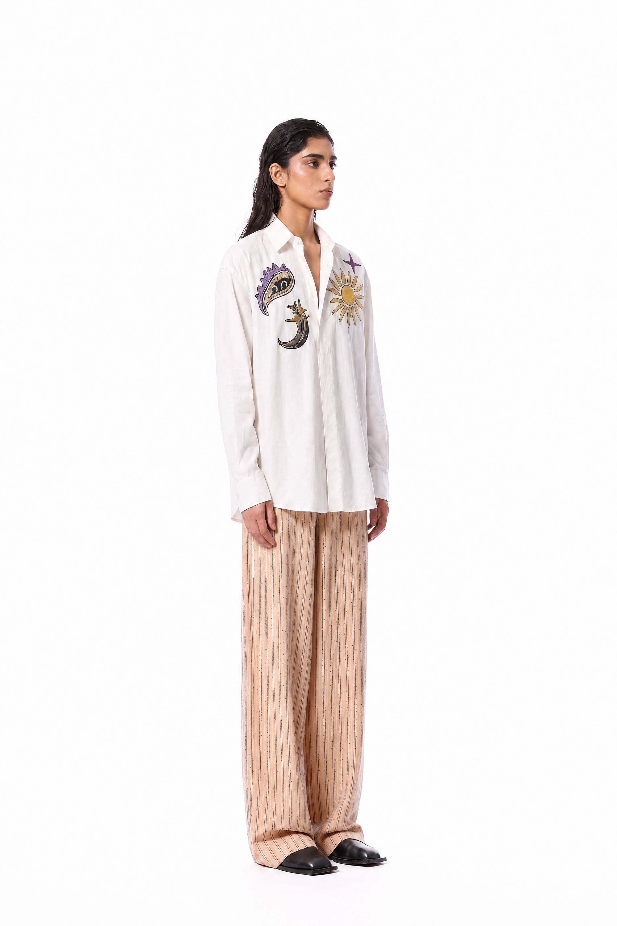 RAYNE' EMBELLISHED SHIRT - Kanika Goyal Label