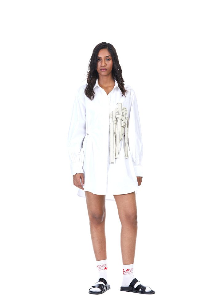 REX' Denim Weave Dress - Kanika Goyal Label