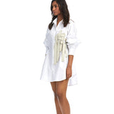 REX' Denim Weave Dress - Kanika Goyal Label