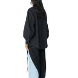 REX' DENIM WEAVE SHIRT - Kanika Goyal Label