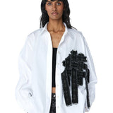 ‘REX' Denim Weave Shirt - Kanika Goyal Label
