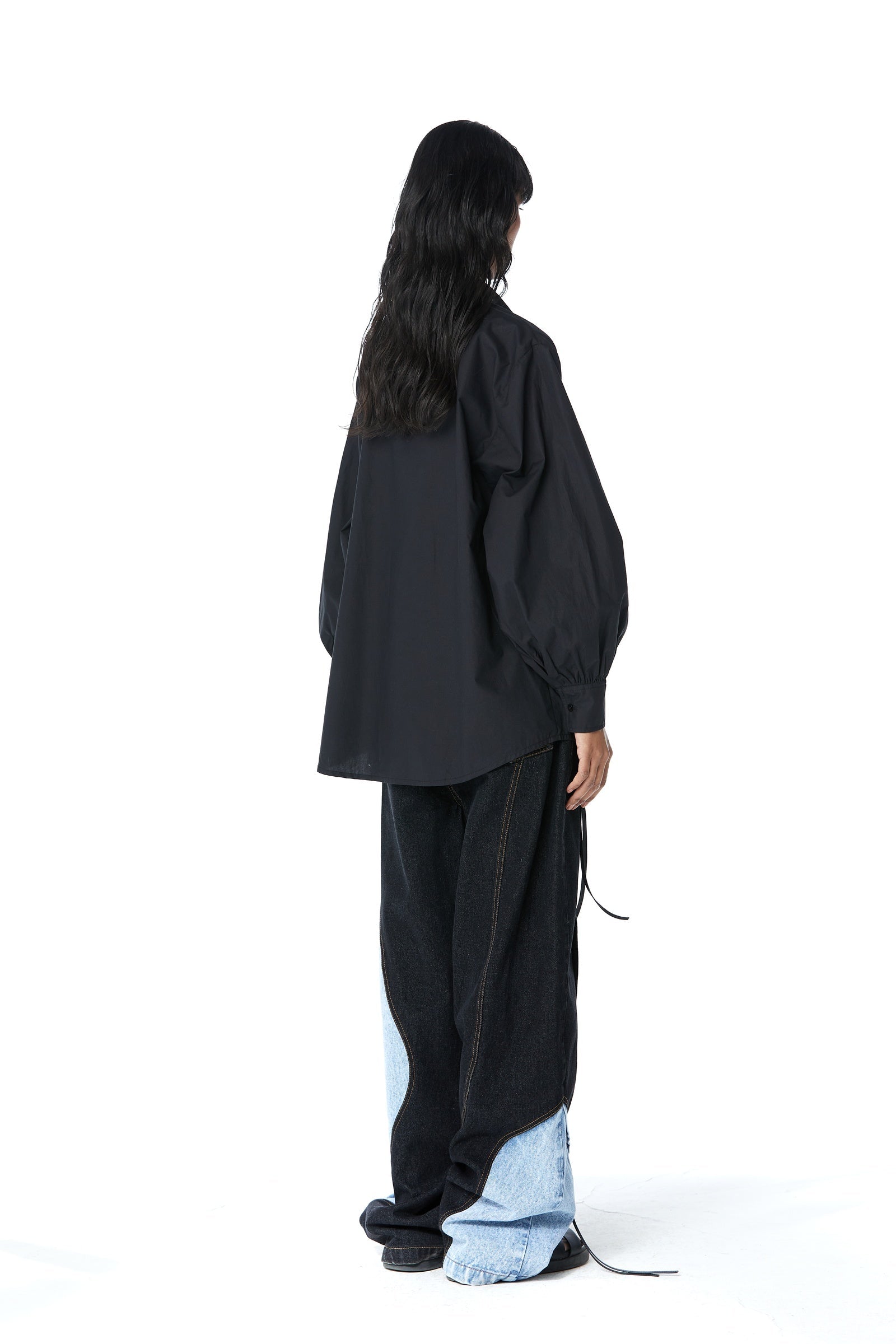 REX' DENIM WEAVE SHIRT - Kanika Goyal Label