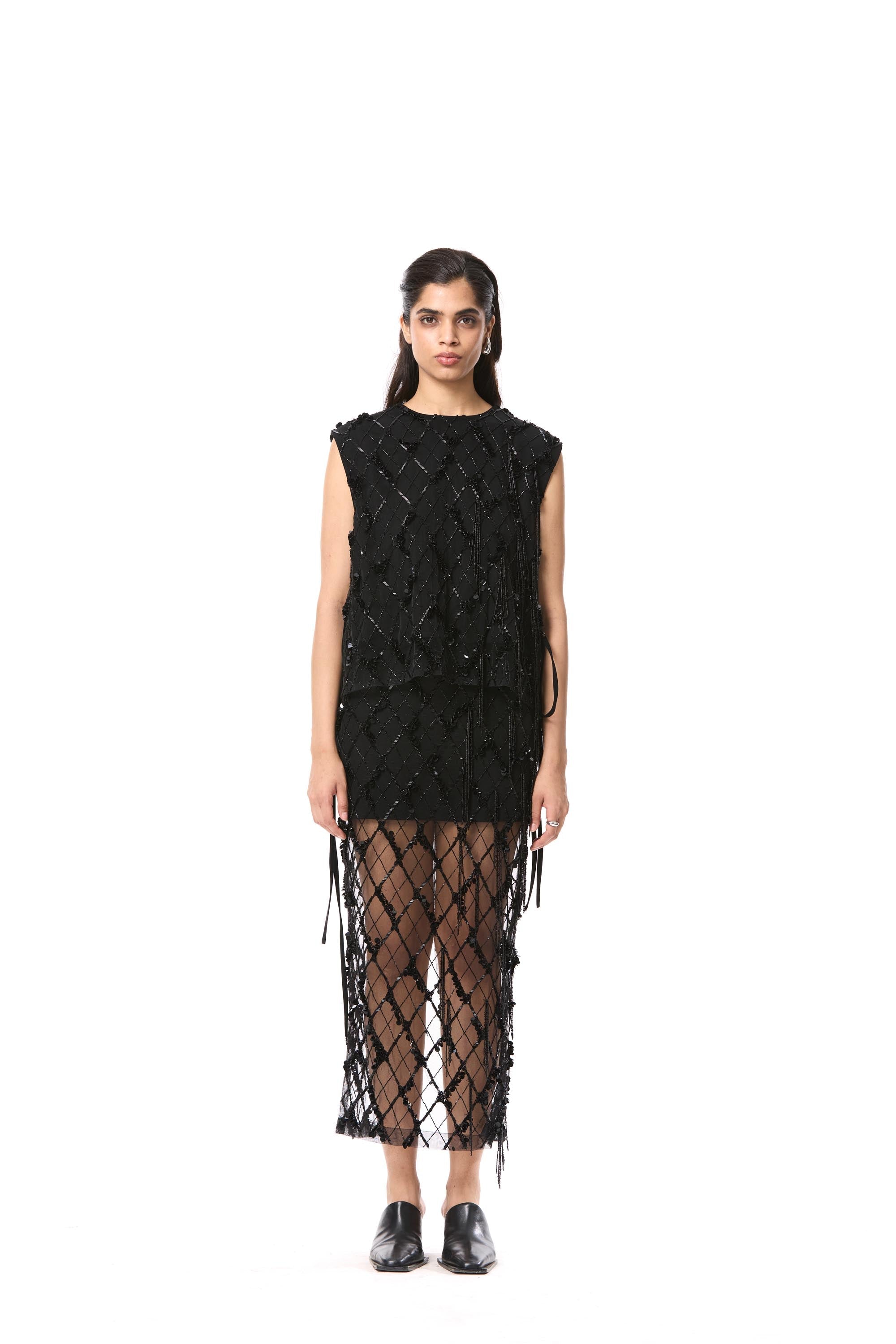 'RHOMELLE' EMBELLISHED TOP - Kanika Goyal Label