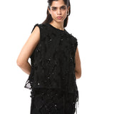 'RHOMELLE' EMBELLISHED TOP - Kanika Goyal Label