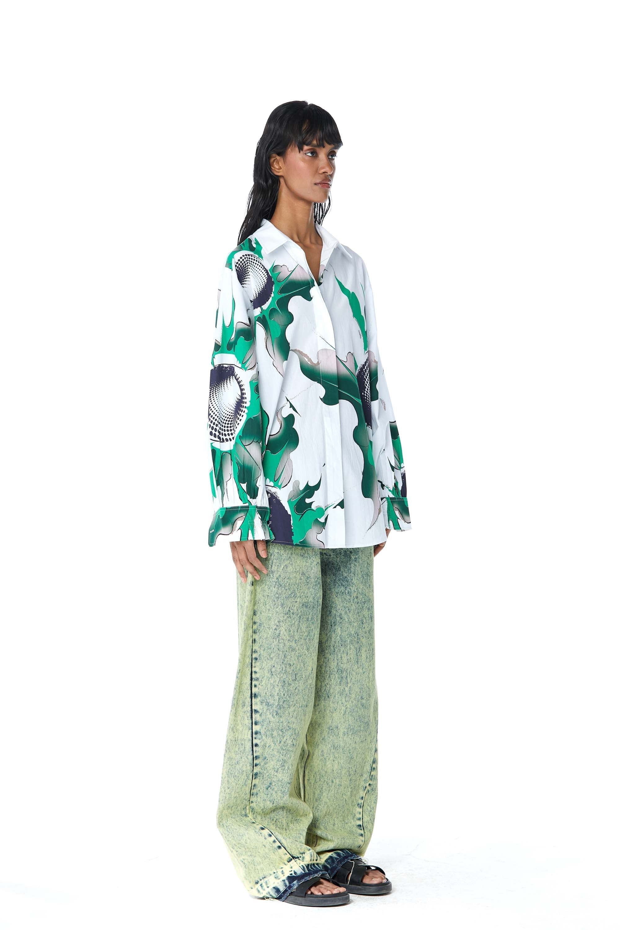 ‘RHY’ Printed Shirt - Kanika Goyal Label