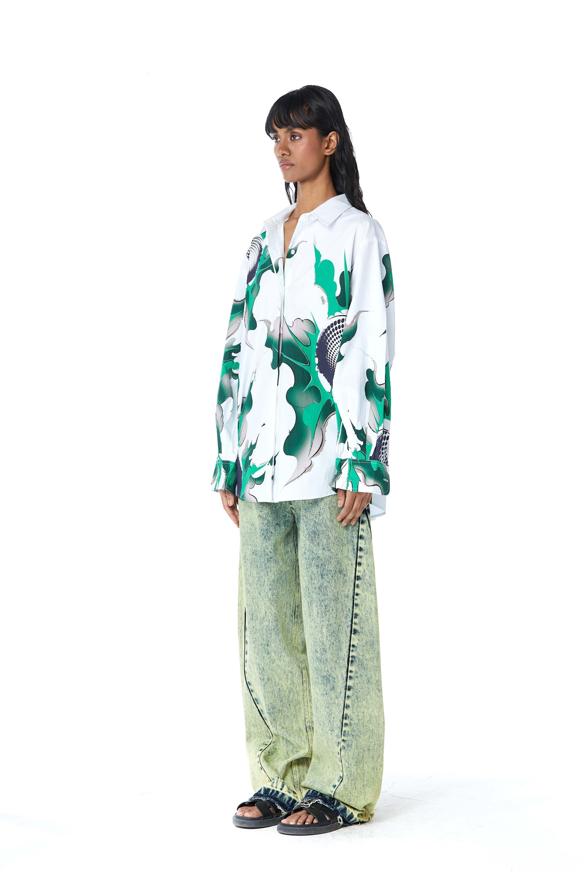 ‘RHY’ Printed Shirt - Kanika Goyal Label
