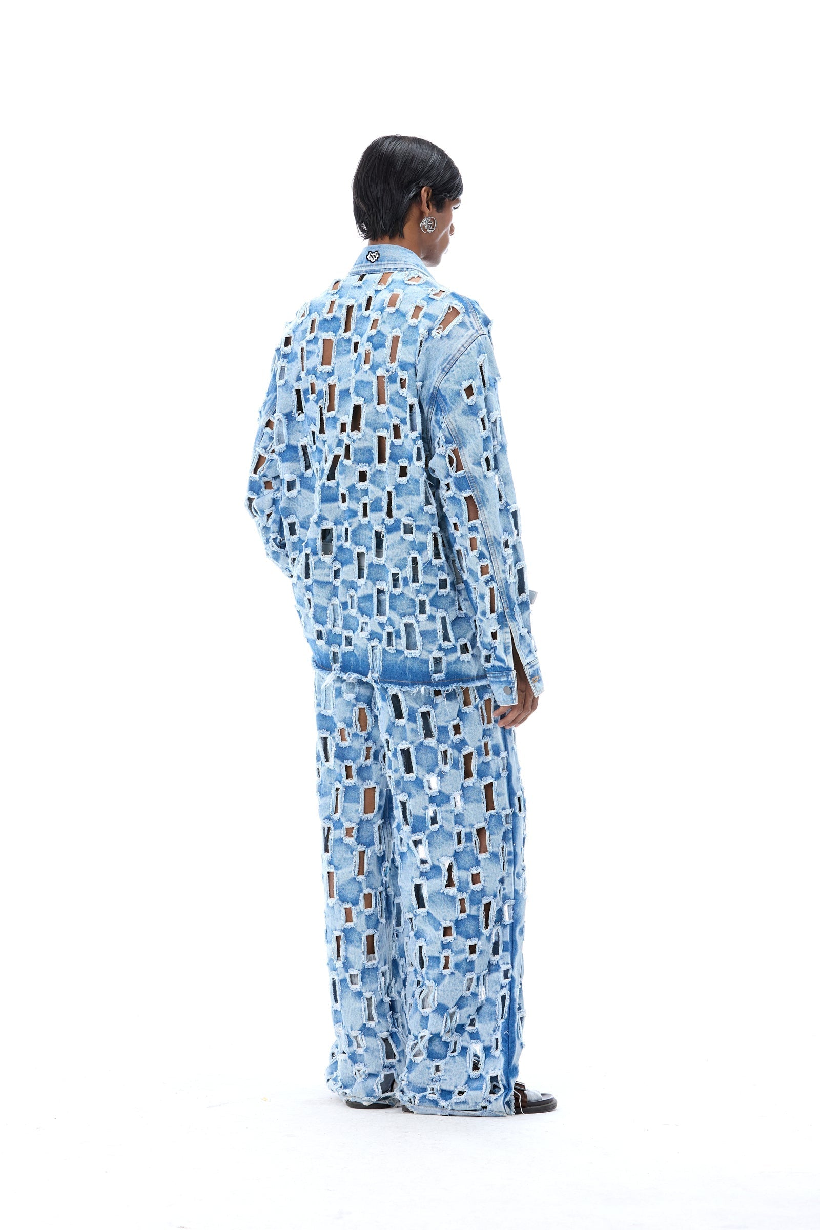 RIFTWEAVE' DENIM PANTS - Kanika Goyal Label