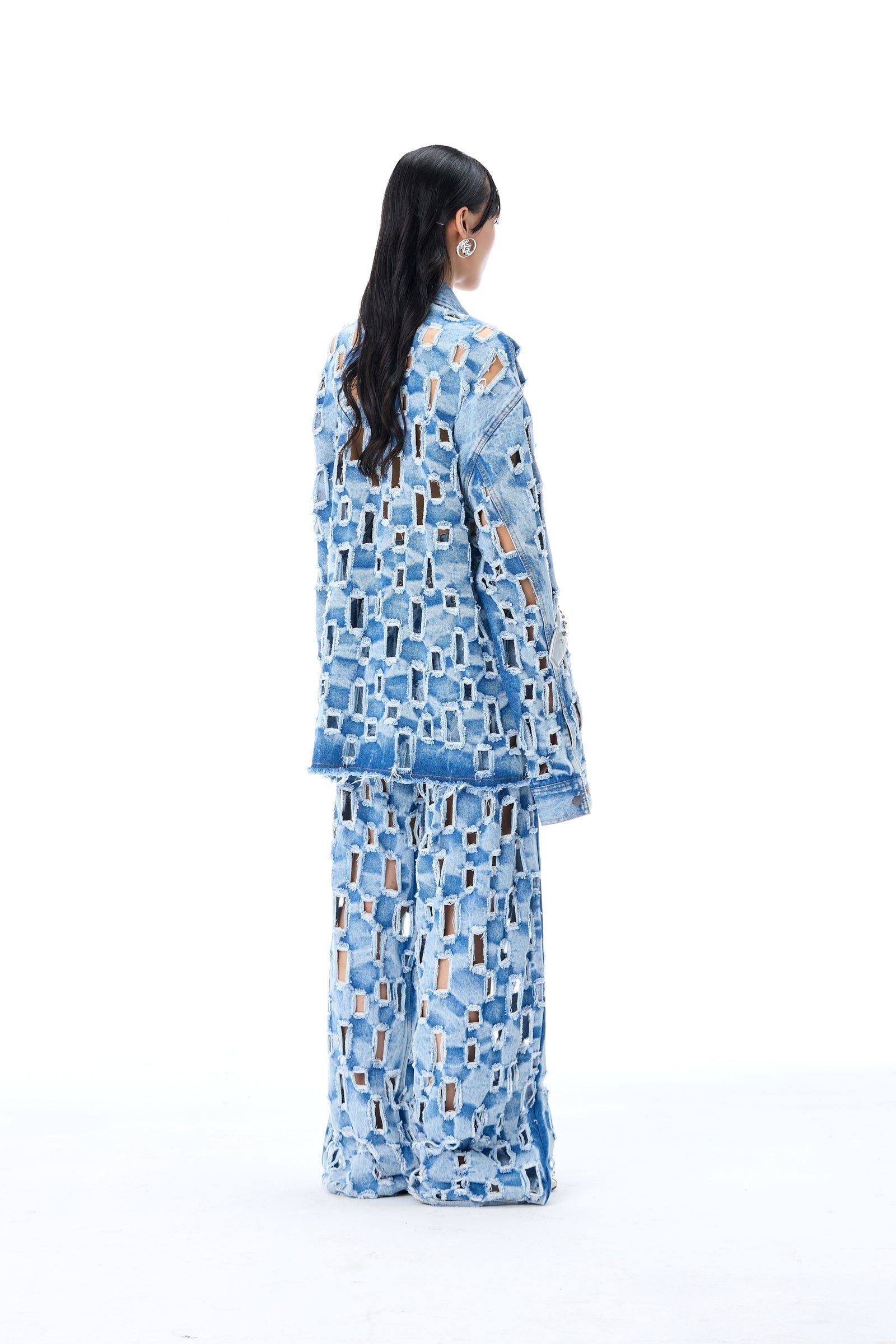 RIFTWEAVE' DENIM PANTS - Kanika Goyal Label