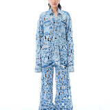 RIFTWEAVE' DENIM PANTS - Kanika Goyal Label