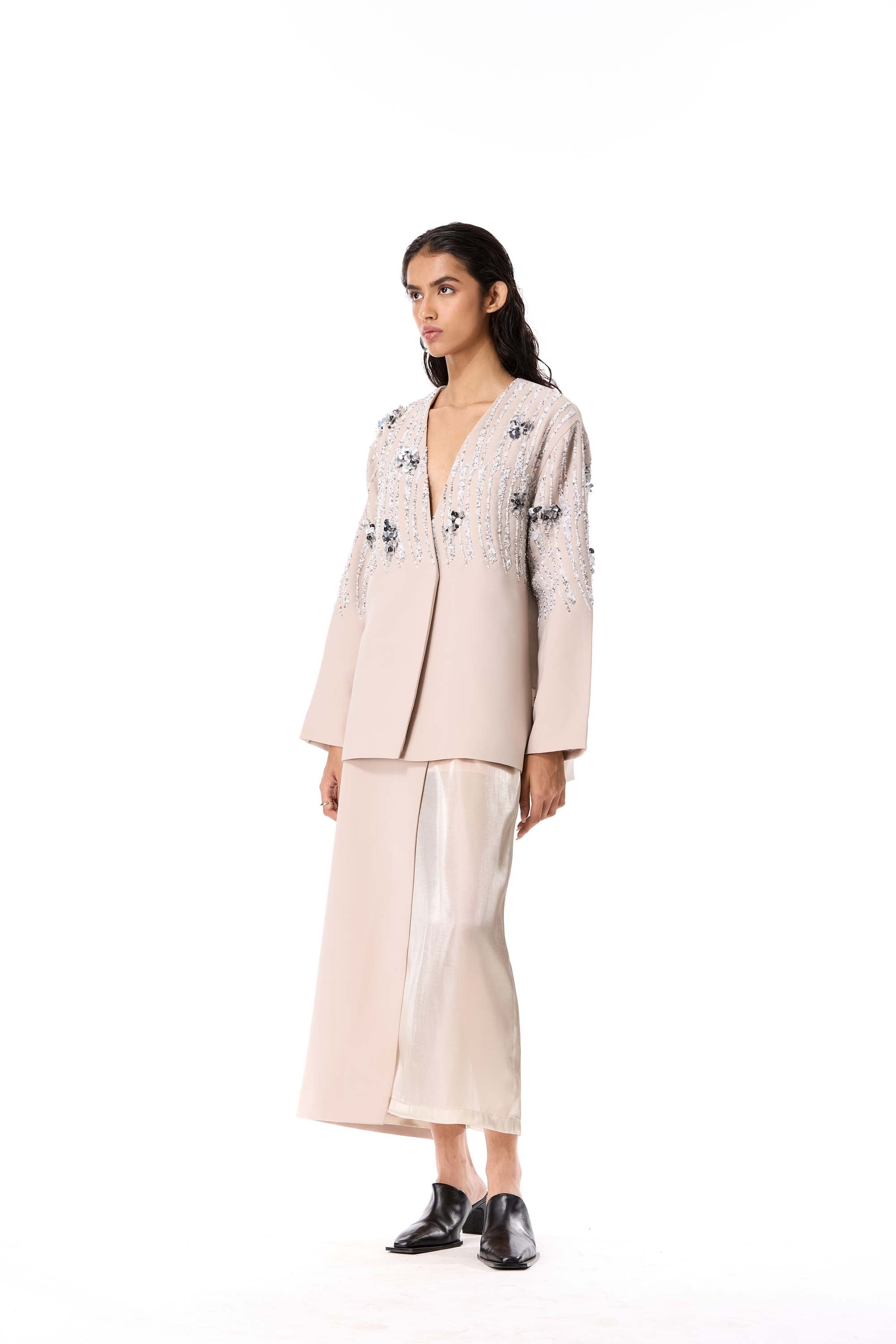 RIPPLE CIRCUIT BLAZER - Kanika Goyal Label