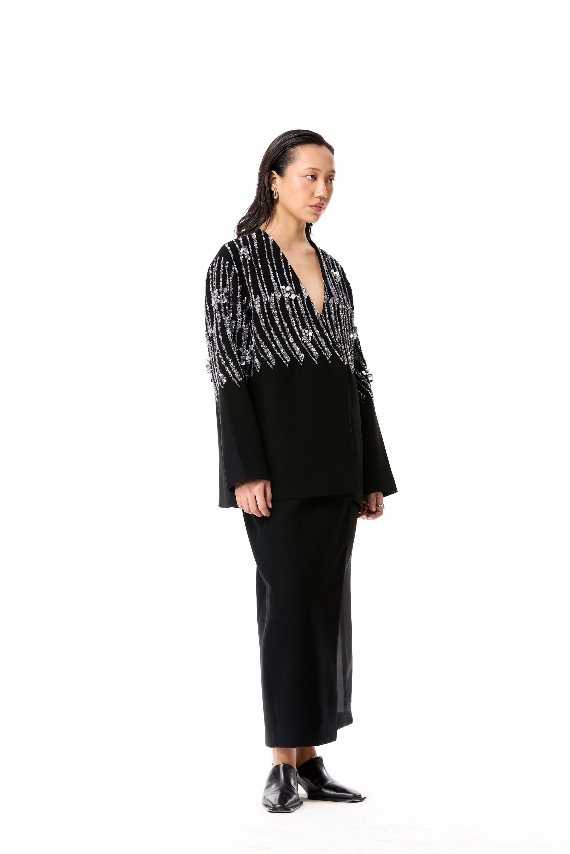 RIPPLE CIRCUIT BLAZER - Kanika Goyal Label