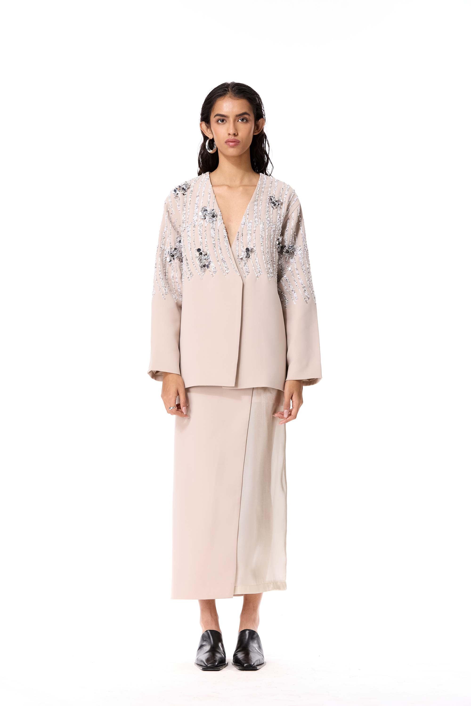 RIPPLE CIRCUIT BLAZER - Kanika Goyal Label