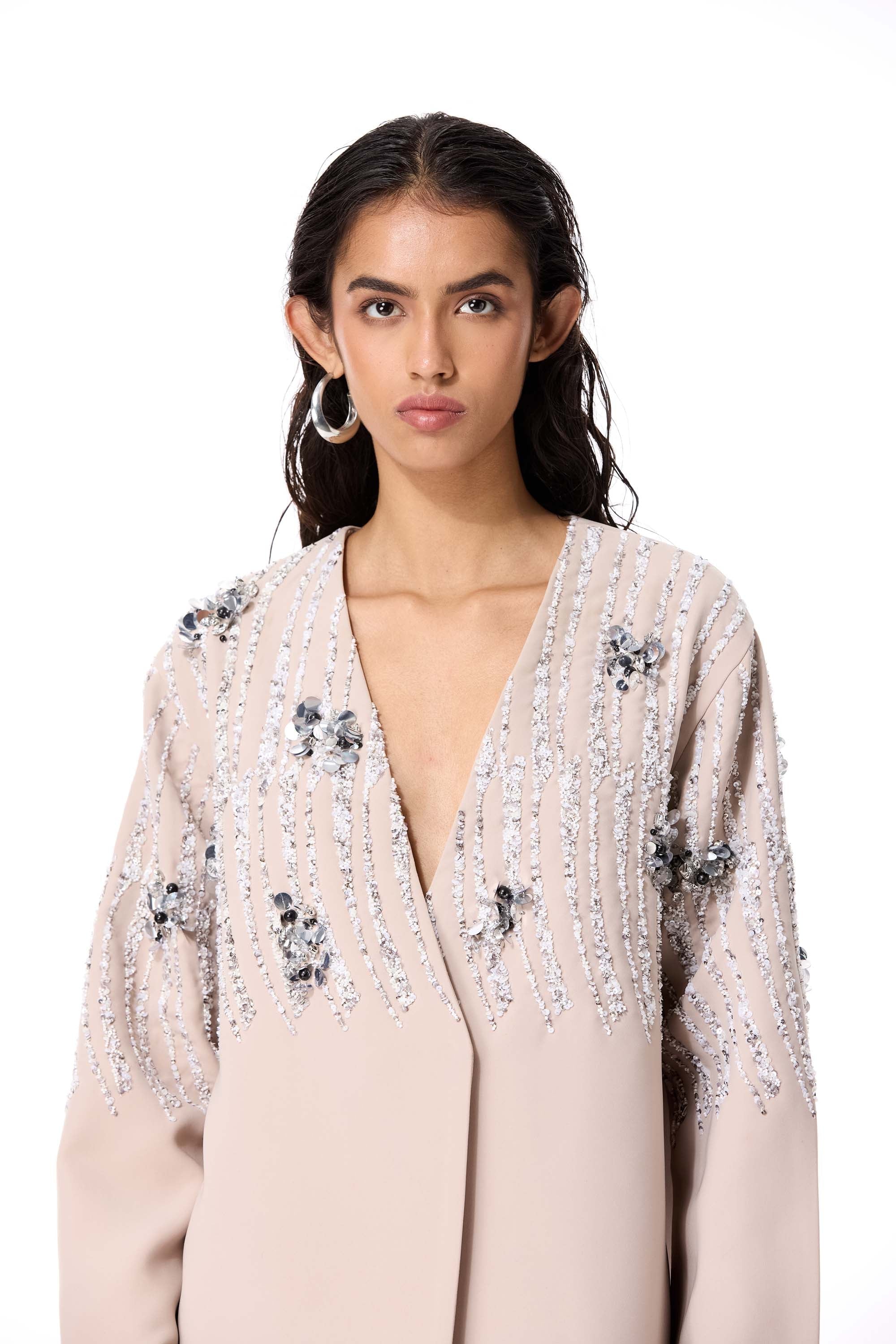 RIPPLE CIRCUIT BLAZER - Kanika Goyal Label