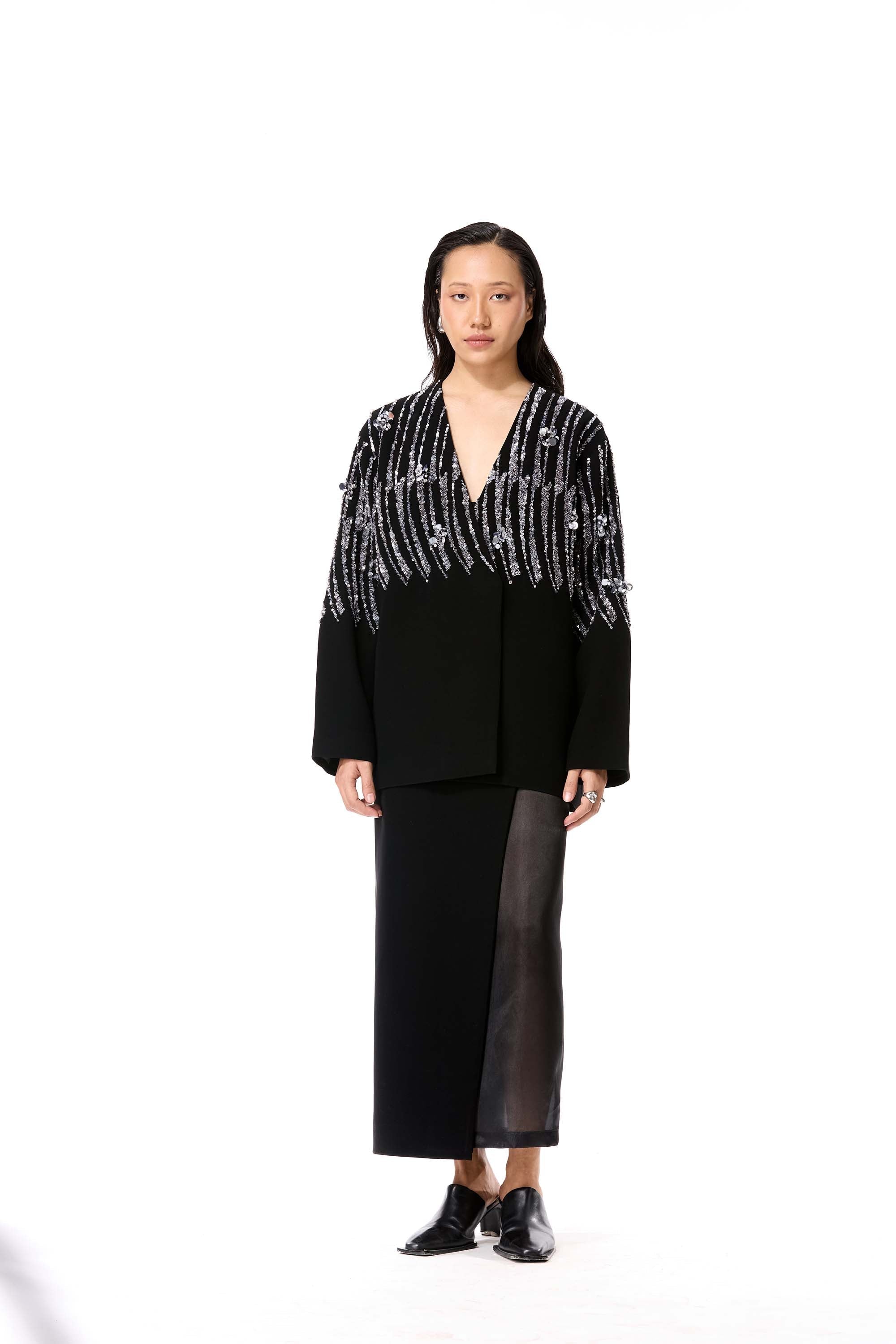 RIPPLE CIRCUIT BLAZER - Kanika Goyal Label