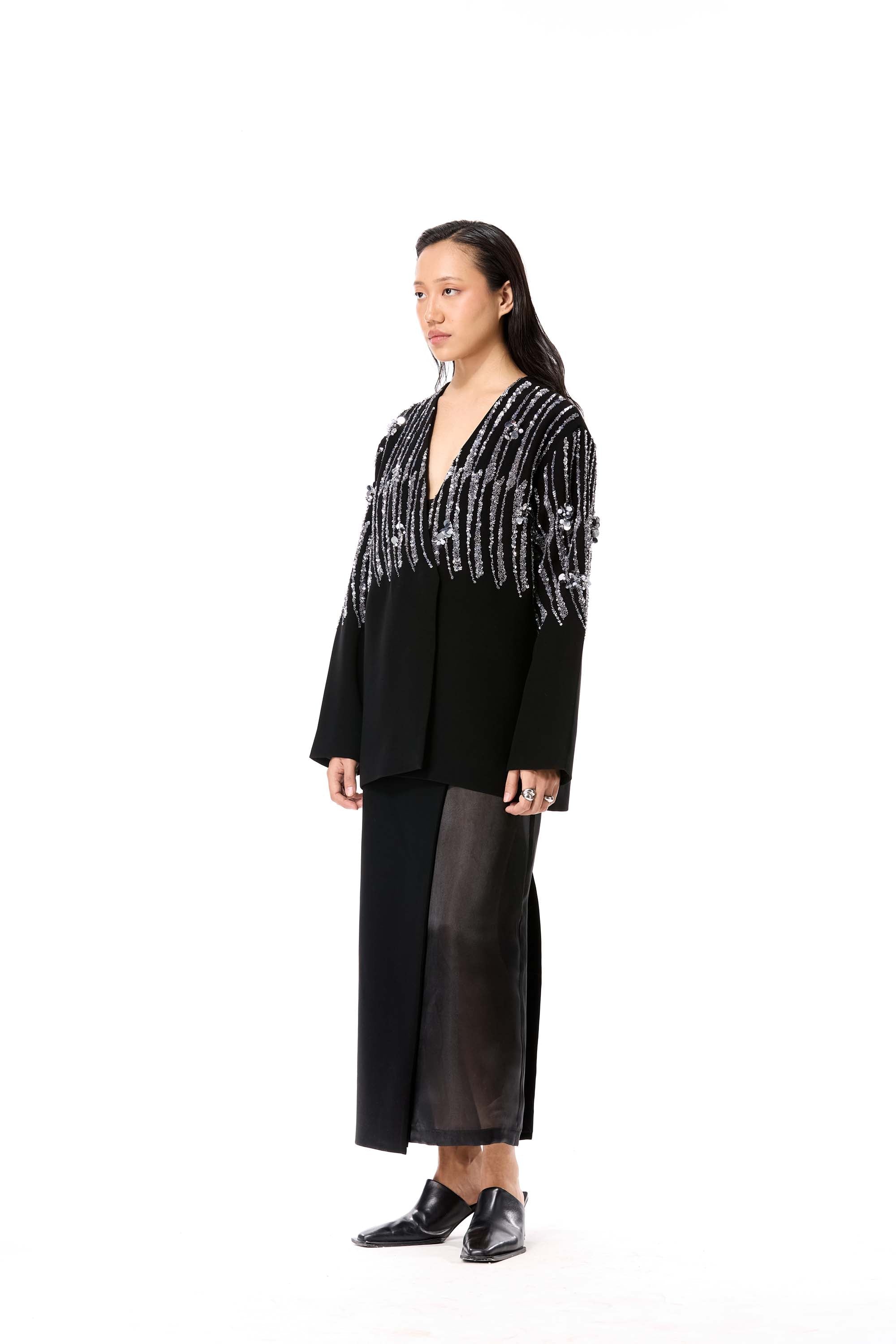 RIPPLE CIRCUIT BLAZER - Kanika Goyal Label